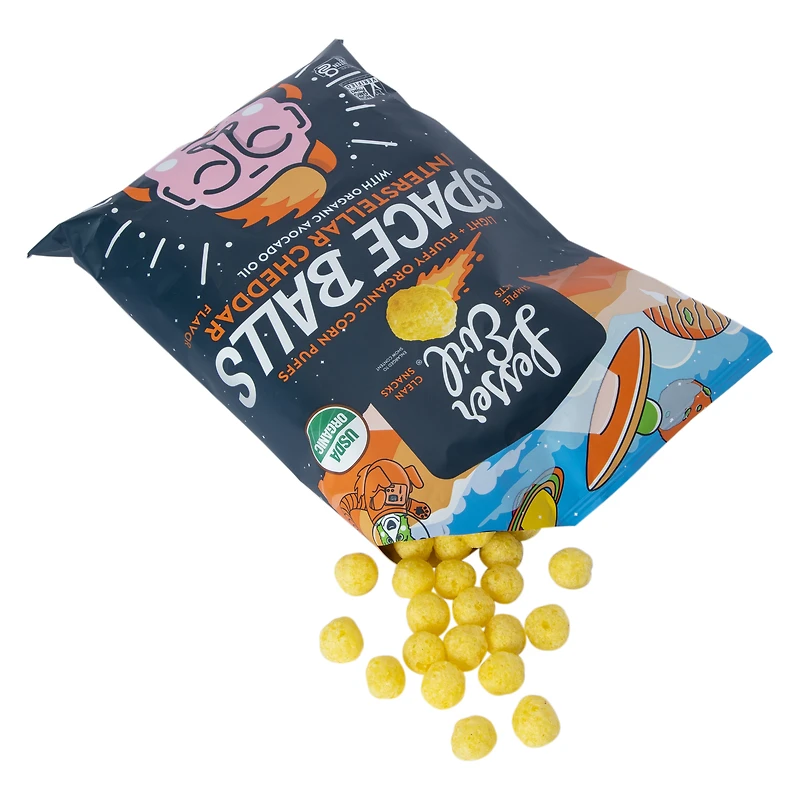 lesser evil® space balls interstellar cheddar puffs 5oz