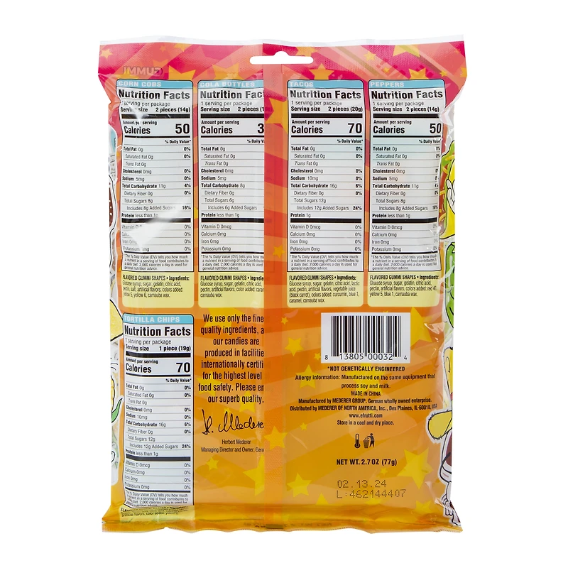 efrutti® taco twosday gummi candy 2.7oz