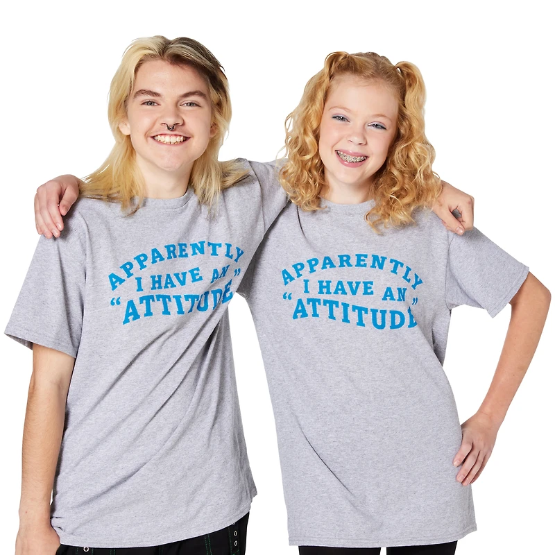apparently I have an 'attitude' graphic tee