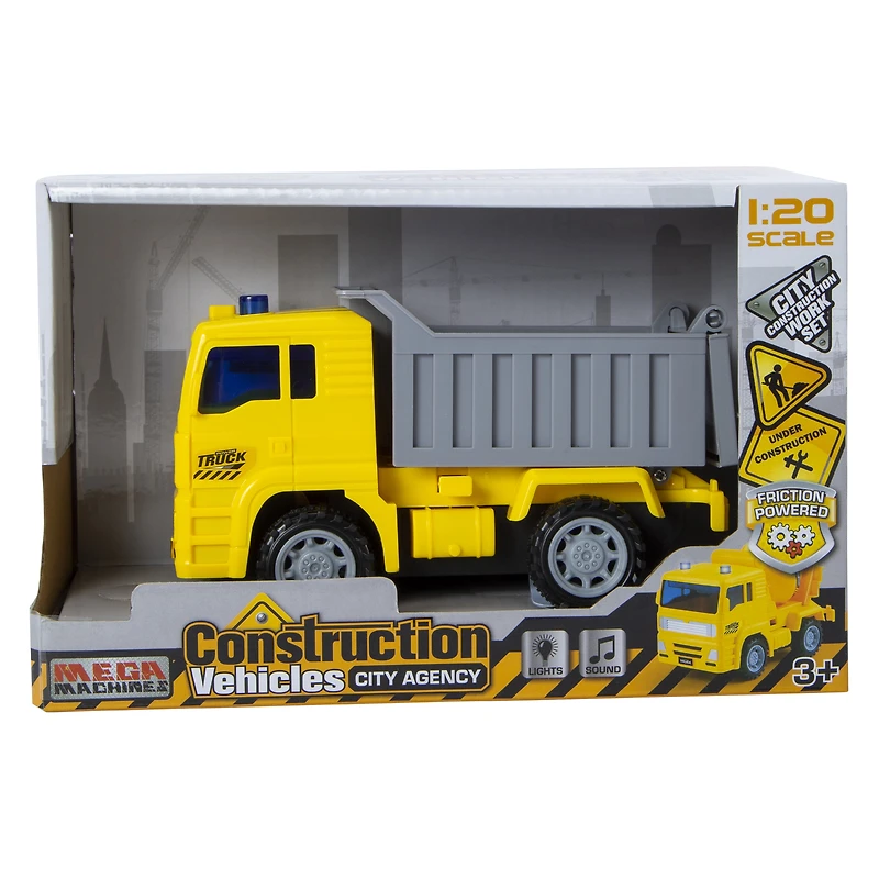 mega machines 1:20 scale friction truck