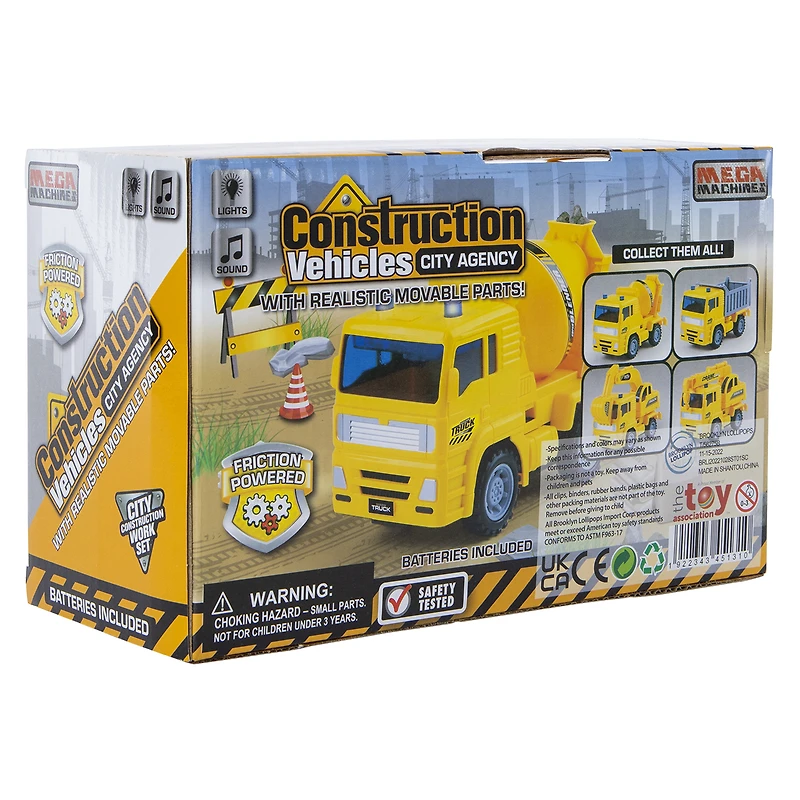 mega machines 1:20 scale friction truck