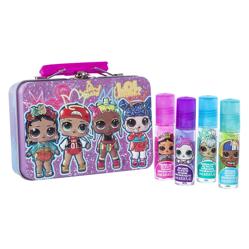 l.o.l. surprise!™ roll-on glitters & tin 5-piece set