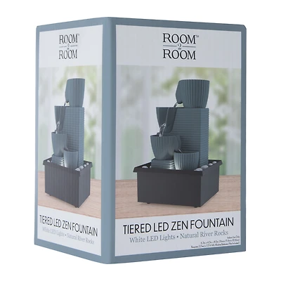tiered LED zen fountain
