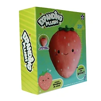 expanding strawberry plush 20in