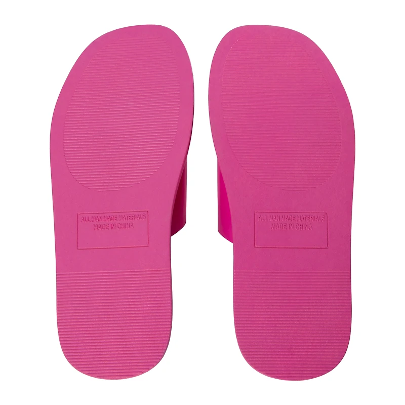 Ladies Platform Slide Sandals