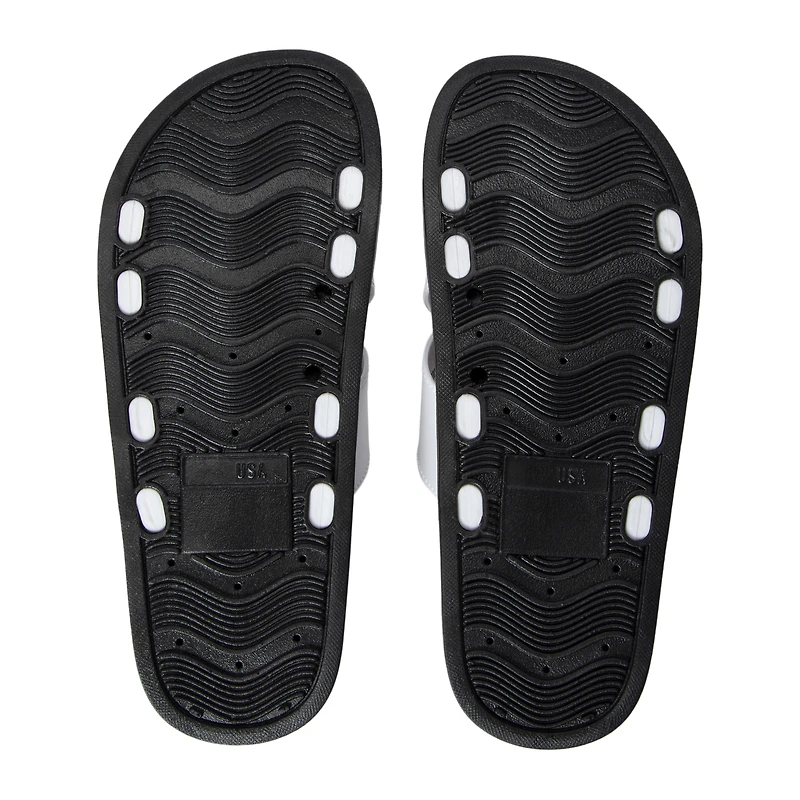 ladies black x-band sandals