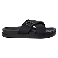 ladies black x-band sandals