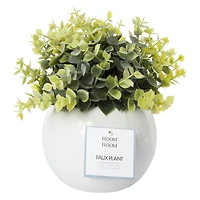 faux plant pot 7in