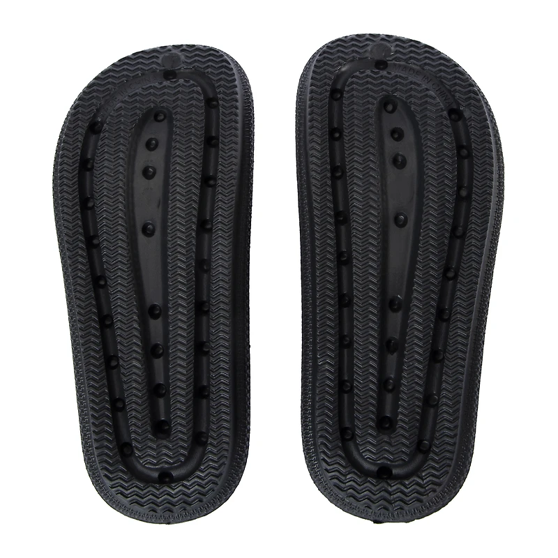 ladies white puff sole flip flops