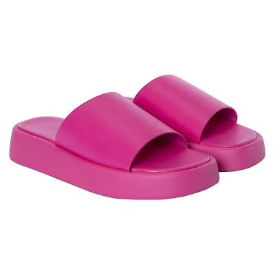 Ladies Platform Slide Sandals