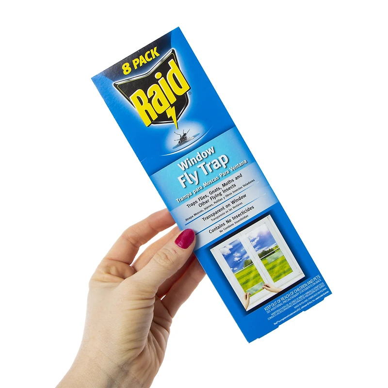 raid® window fly traps 8-count
