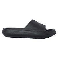 ladies green puff sole slide sandals