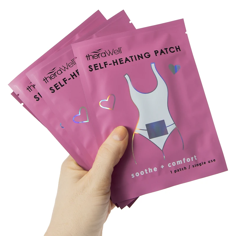 therawell® self-heating patches 4-count