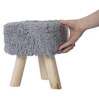 sherpa foot stool 11in