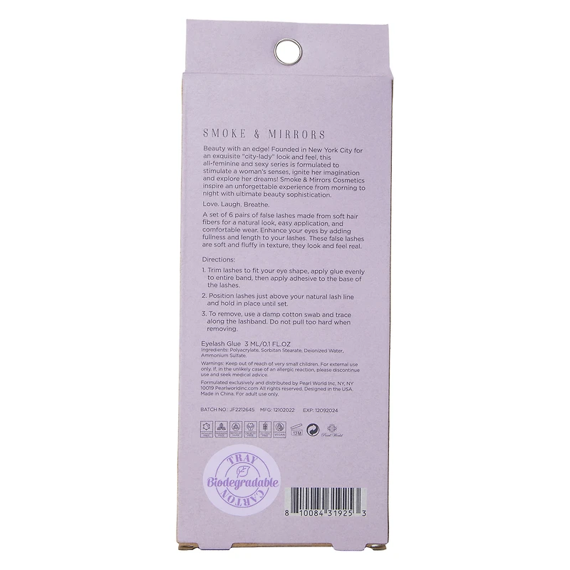 smoke & mirrors eyelash set 6-pack