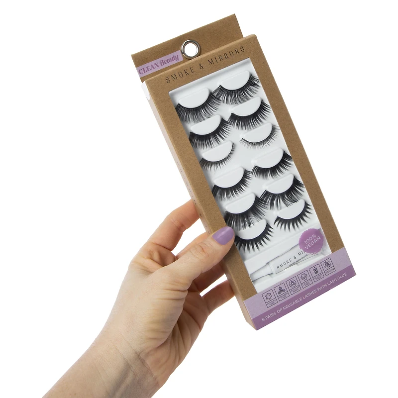 smoke & mirrors eyelash set 6-pack