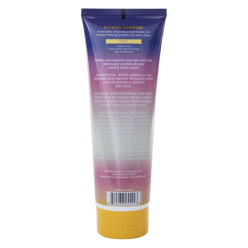 hand & body cream 8oz