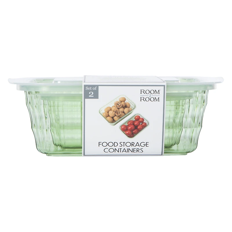 Bpa-Free Food Storage Containers 2-Pack