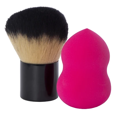 gina beauty™ kabuki & sponge kit