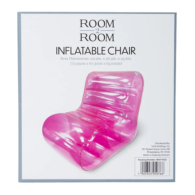 Pink Inflatable Retro Inflatable Chair BRÄNNBOLL Inflatable Gaming
