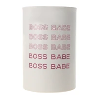 boss babe' makeup brush cup