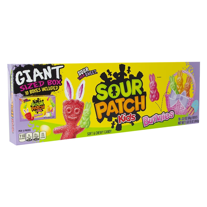 sour patch kids® bunnies giant box 10-count