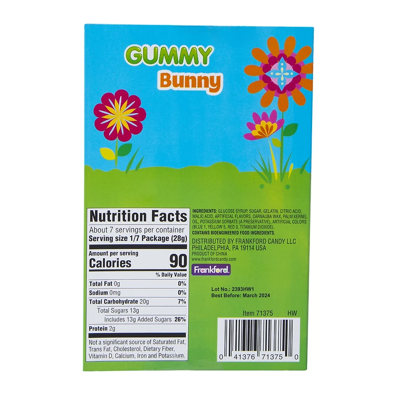giant gummy bunny 7.05oz