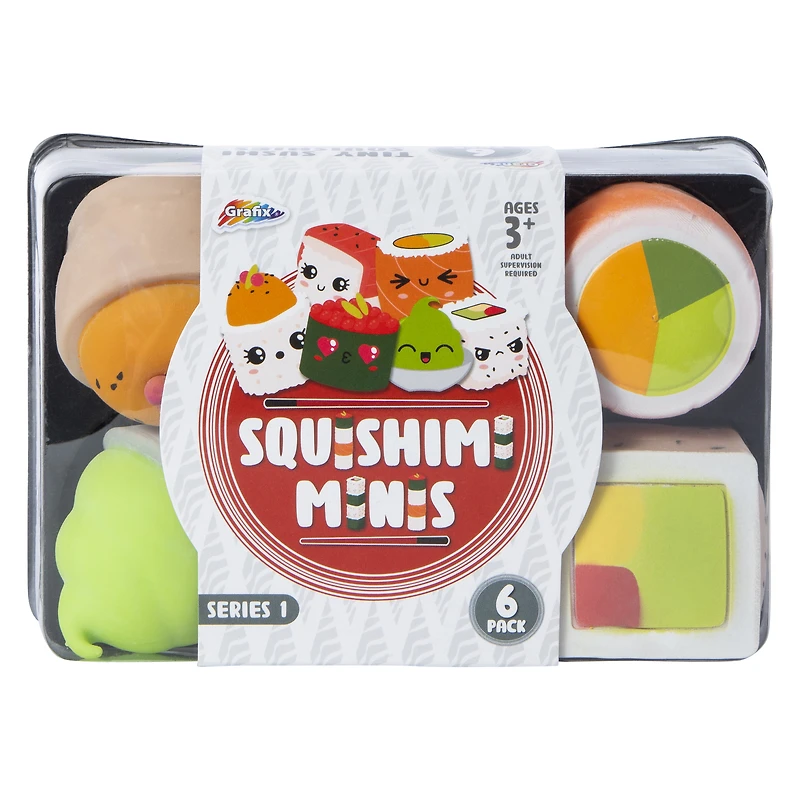 squishimi minis squishy sushi 6-count