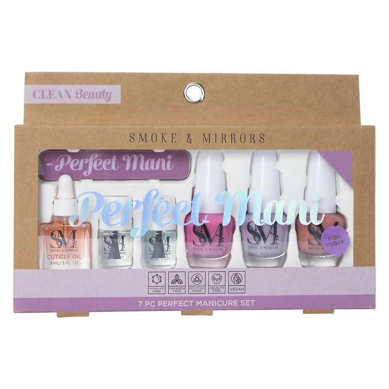 Smoke & Mirrors Nail Polish Set 7-Piece - Perfect Mani
