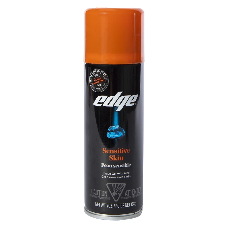 edge® sensitive skin shave gel with aloe 7oz