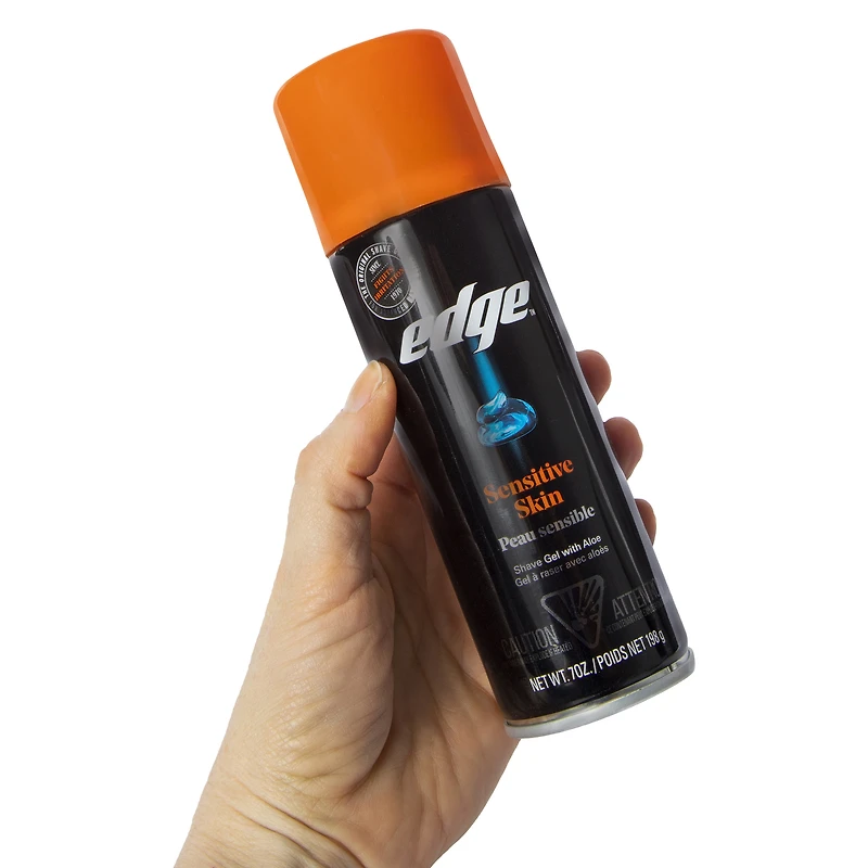 edge® sensitive skin shave gel with aloe 7oz