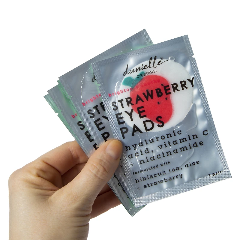 danielle creations® strawberry eye pads 10-count