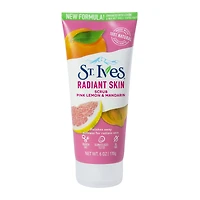 st. ives® radiant skin scrub, pink lemon & mandarin 6oz