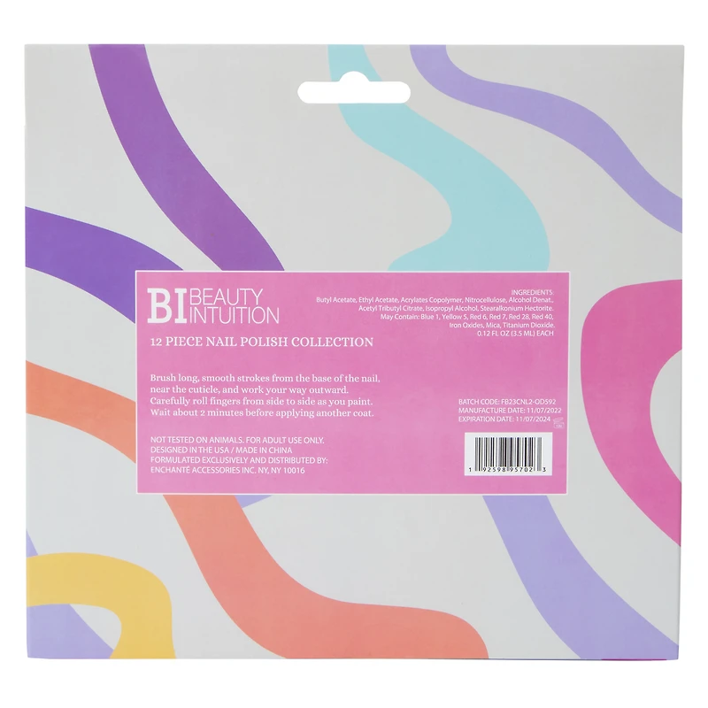 beauty intuition® 12-piece nail polish collection