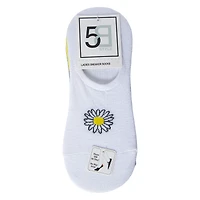 ladies no-show liner socks 5-pack