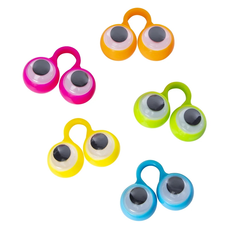 wacky eye fidget rings 5-pack