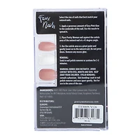 Pretty Woman Faux Nails 24-Piece Set - Pink & Iridescent