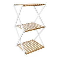 3-tier bamboo stand 26in x 15in