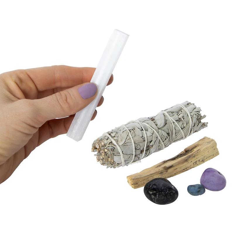 sage & stone energy cleansing smudge kit