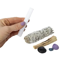 sage & stone energy cleansing smudge kit