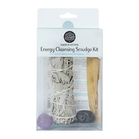 sage & stone energy cleansing smudge kit