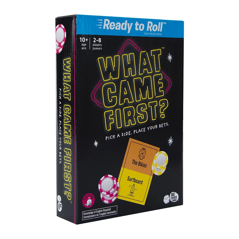 ready to roll™ what came first™ game