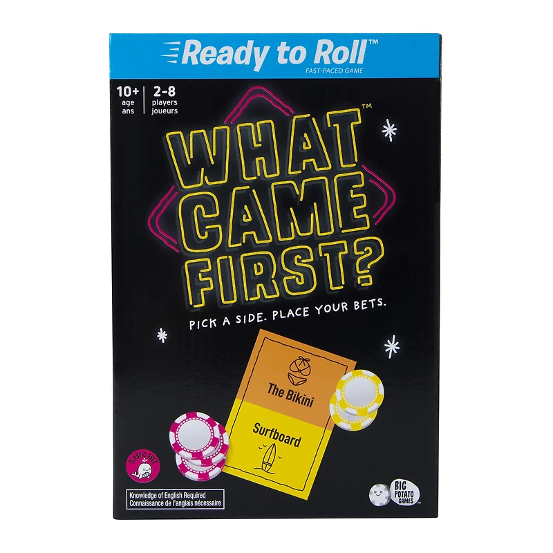 ready to roll™ what came first™ game