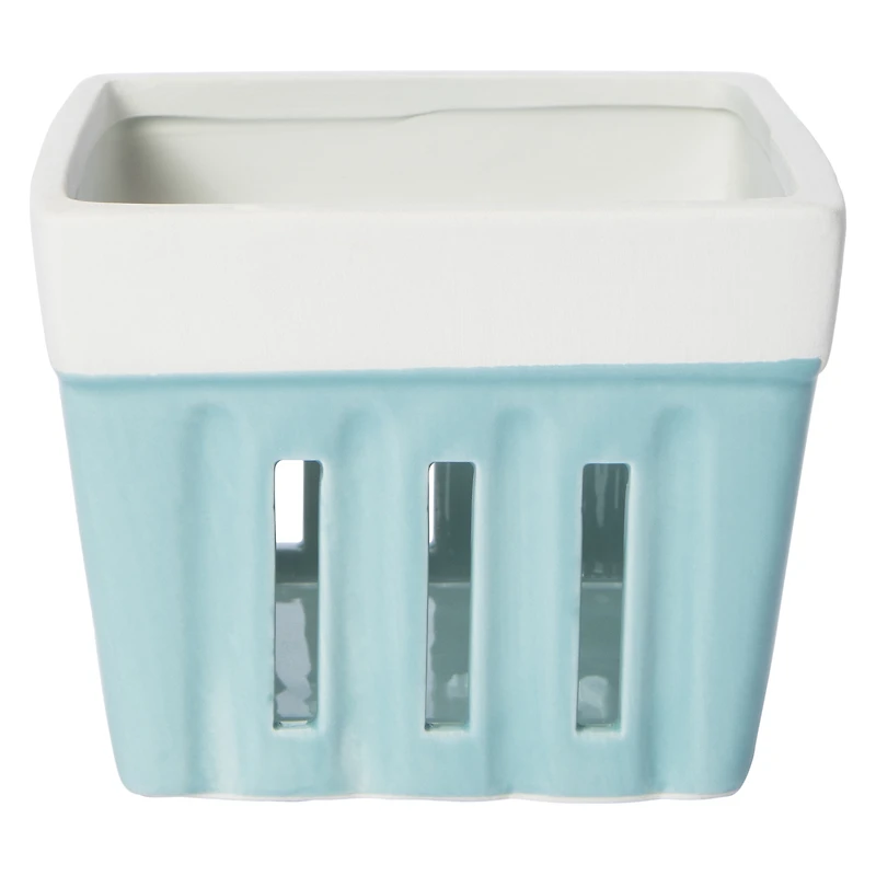 ceramic berry basket 4.55in x