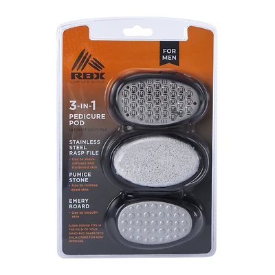 rbx® 3-in-1 pedicure pod for men