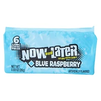 now & later® blue raspberry chew candy