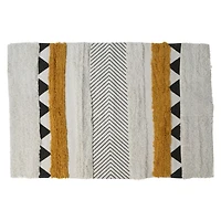 geometric tufted rug 2ft x 3ft