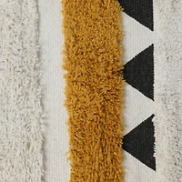 geometric tufted rug 2ft x 3ft