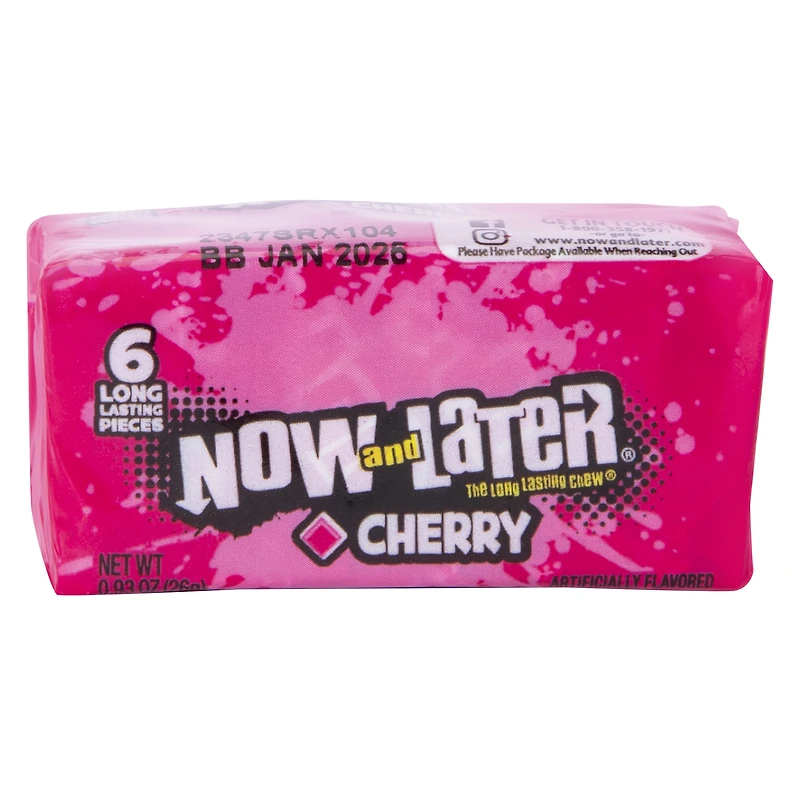 now & later® cherry chew candy