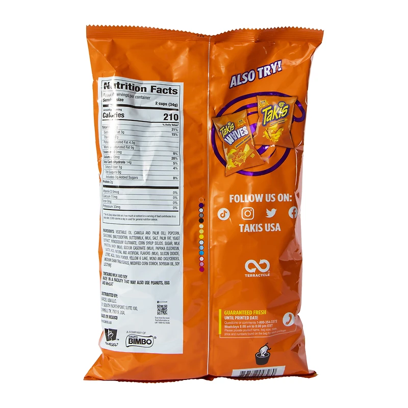 Takis® Pop! intense nacho non-spicy 6.7oz